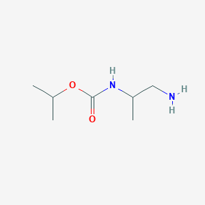 molecular formula C7H16N2O2 B13850140 propan-2-yl N-(1-aminopropan-2-yl)carbamate 