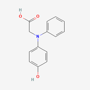 molecular formula C14H13NO3 B13850144 N-(4-Hydroxyphenyl)-N-phenylglycine 