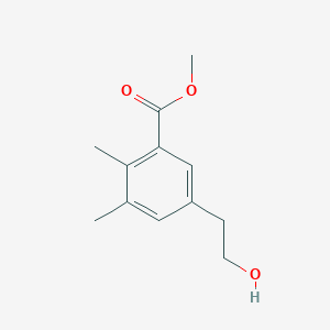 molecular formula C12H16O3 B13850148 Methyl 5-(2-hydroxyethyl)-2,3-dimethylbenzoate 