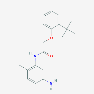 N-(5-Amino-2-methylphenyl)-2-[2-(tert-butyl)-phenoxy]acetamide