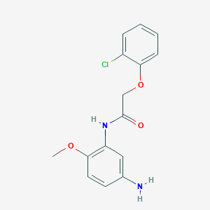 N-(5-Amino-2-methoxyphenyl)-2-(2-chlorophenoxy)-acetamide