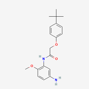 N-(5-amino-2-methoxyphenyl)-2-(4-tert-butylphenoxy)acetamide