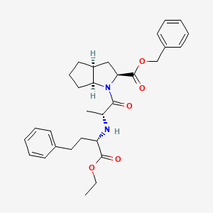 molecular formula C30H38N2O5 B13850247 2-epi-Ramipril Des-2-carboxylic Acid Benzyl-2-carboxylate 