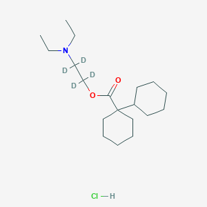 molecular formula C19H36ClNO2 B13850264 Dicyclomine-d4 Hydrochloride 