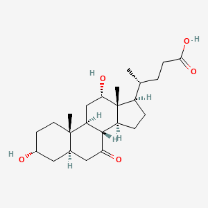 3alpha,12alpha-Dihydroxy-7-oxo-5alpha-cholan-24-oic Acid