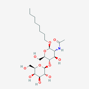 molecular formula C22H41NO11 B13850311 Octyl 2-(Acetylamino)-2-deoxy-4-O-beta-D-galactopyranosyl-beta-D-glucopyranoside 