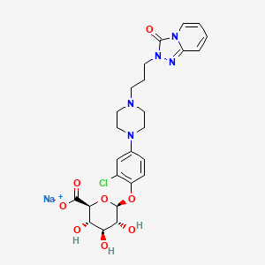 4'-Hydroxy Trazodone beta-D-Glucuronide Sodium Salt