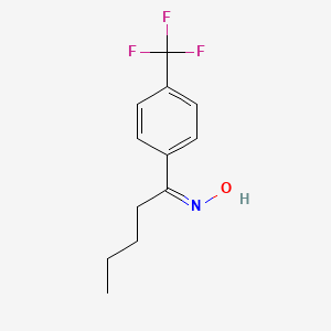 (E)-1-(4-(Trifluoromethyl)phenyl)pentan-1-one Oxime