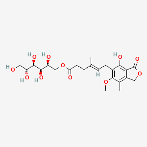 (2S,3R,4R,5R)-2,3,4,5,6-Pentahydroxyhexyl 6-(4-hydroxy-6-methoxy-7-methyl-3-oxo-1,3-dihydroisobenzofuran-5-yl)-4-methylhex-4-enoate