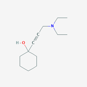 1-[3-(Diethylamino)prop-1-ynyl]cyclohexan-1-ol