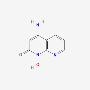 4-amino-1-hydroxy-1,8-naphthyridin-2(1H)-one