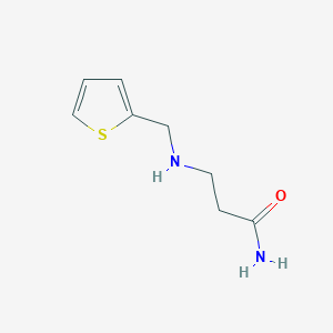 molecular formula C8H12N2OS B1385058 3-[(2-噻吩基甲基)氨基]丙酰胺 CAS No. 1040687-65-7