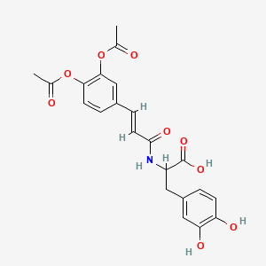 N-[3',4'-Diacetoxy-(E)-cinnamoyl]-3-hydroxy-L-tyrosine