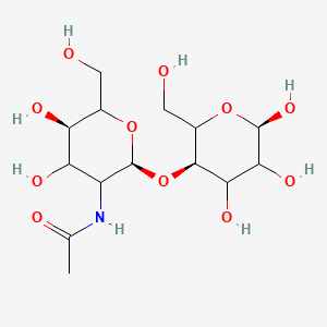 N-[(2S,5R)-4,5-dihydroxy-6-(hydroxymethyl)-2-[(3R,6R)-4,5,6-trihydroxy-2-(hydroxymethyl)oxan-3-yl]oxyoxan-3-yl]acetamide