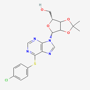 6-Desamino-6-(4-Chlorophenyl)-thioadenosine 2',3'-O-(1-methylethylidene)