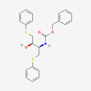 Benzyl ((2R,3R)-3-Hydroxy-1,4-bis(phenylthio)butan-2-yl)carbamate