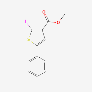 Methyl 2-iodo-5-phenylthiophene-3-carboxylate