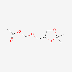 (2,2-Dimethyl-1,3-dioxolan-4-yl)methoxymethyl acetate