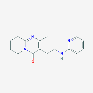 2-Methyl-3-(2-(pyridin-2-ylamino)ethyl)-6,7,8,9-tetrahydro-4H-pyrido[1,2-a]pyrimidin-4-one