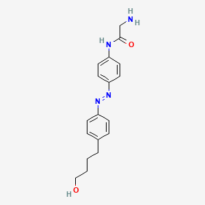 (E)-2-Amino-N-(4-((4-(4-hydroxybutyl)phenyl)diazenyl)phenyl)acetamide