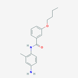 N-(4-Amino-2-methylphenyl)-3-butoxybenzamide