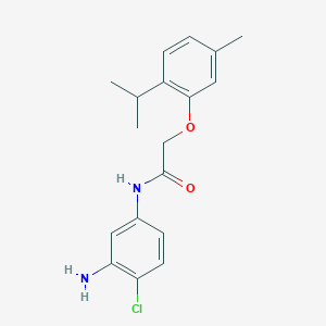 N-(3-Amino-4-chlorophenyl)-2-(2-isopropyl-5-methylphenoxy)acetamide