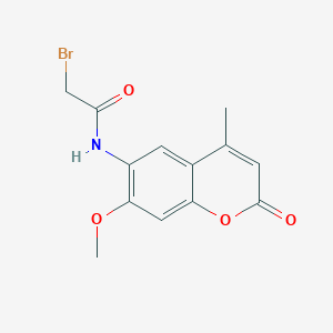 N-(7-Methoxy-4-methyl-2-oxo-2H-chromenyl)-2-bromoacetamide