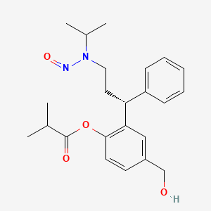 (R)-4-(Hydroxymethyl)-2-(3-(isopropyl(nitroso)amino)-1-phenylpropyl)phenyl Isobutyrate