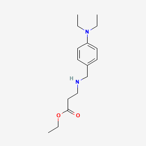 Ethyl 3-{[4-(diethylamino)benzyl]amino}propanoate