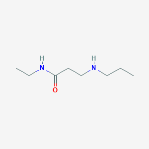 molecular formula C8H18N2O B1385103 N-Ethyl-3-(propylamino)propanamide CAS No. 1040691-87-9