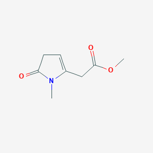 Methyl (1-methyl-5-oxo-4,5-dihydro-1H-pyrrol-2-YL)acetate