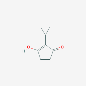 2-Cyclopropyl-3-hydroxycyclopent-2-en-1-one