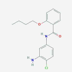 N-(3-Amino-4-chlorophenyl)-2-butoxybenzamide