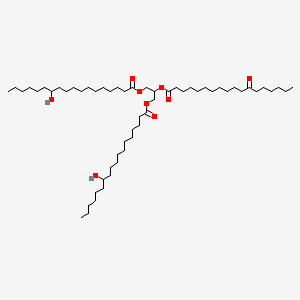 Di(12-hydroxystearoyl)-(12-oxostearoyl)-glycerol