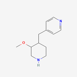 4-((3-Methoxypiperidin-4-yl)methyl)pyridine