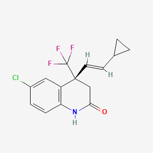 (S,E)-6-Chloro-4-(2-cyclopropylvinyl)-4-trifluoromethyl)-3,4-dihydroquinolin-2(1H)-one