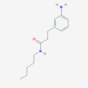 3-(3-aminophenyl)-N-pentylpropanamide