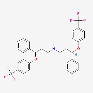 N-Methyl-3-phenyl-N-(3-phenyl-3-(4-(trifluoromethyl)phenoxy)propyl)-3-(4-(trifluoromethyl)phenoxy)propan-1-amine