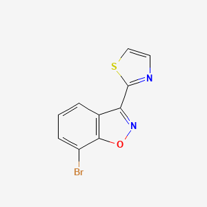 7-Bromo-3-(1,3-thiazol-2-yl)-1,2-benzoxazole