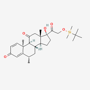 21-O-tert-Butyldimethylsilyl Methyl Prednisone