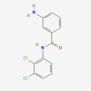 molecular formula C13H10Cl2N2O B1385118 3-氨基-N-(2,3-二氯苯基)苯甲酰胺 CAS No. 1018501-14-8