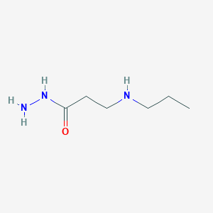 molecular formula C6H15N3O B1385119 3-(Propylamino)propanohydrazide CAS No. 1040689-52-8