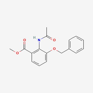 2-Acetamido-3-(benzyloxy)benzoic Acid Methyl Ester