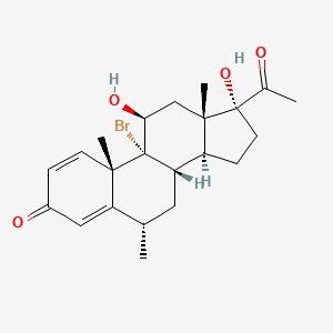 molecular formula C22H29BrO4 B13851216 Medratriene Bromohydrin 