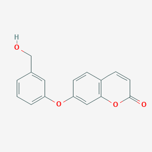 7-[3-(hydroxymethyl)phenoxy]-2H-chromen-2-one