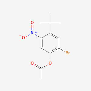 2-Bromo-4-(tert-butyl)-5-nitrophenyl Acetate