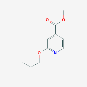 Methyl 2-(2-methylpropoxy)pyridine-4-carboxylate