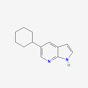 5-cyclohexyl-1H-pyrrolo[2,3-b]pyridine