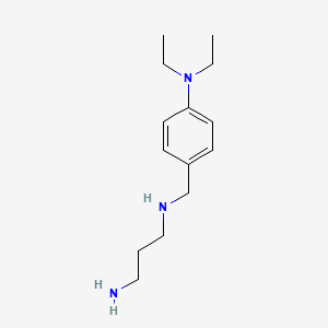 molecular formula C14H25N3 B1385141 N1-[4-(Diethylamino)benzyl]-1,3-propanediamine CAS No. 1040688-44-5