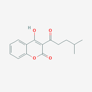 4-Hydroxy-3-(4-methylpentanoyl)-2H-chromen-2-one